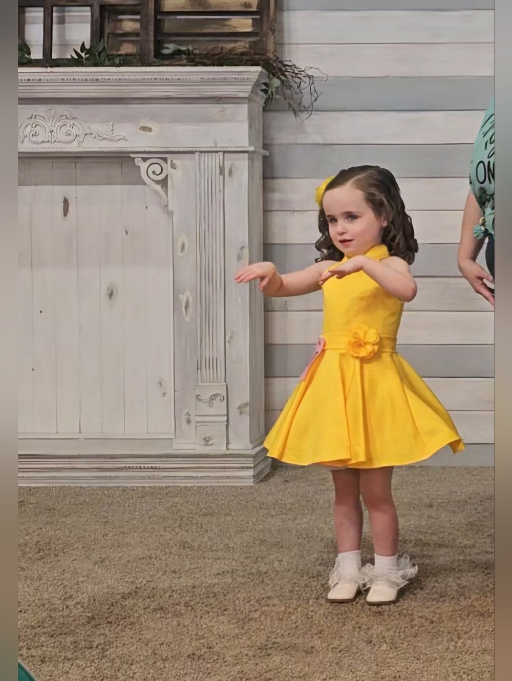 3T/4T Dandan Li Yellow Dress